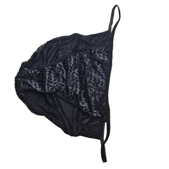 SKIMS SIDE STRING FLOCKED LOGO PANTY NWT - Picture 1 of 11